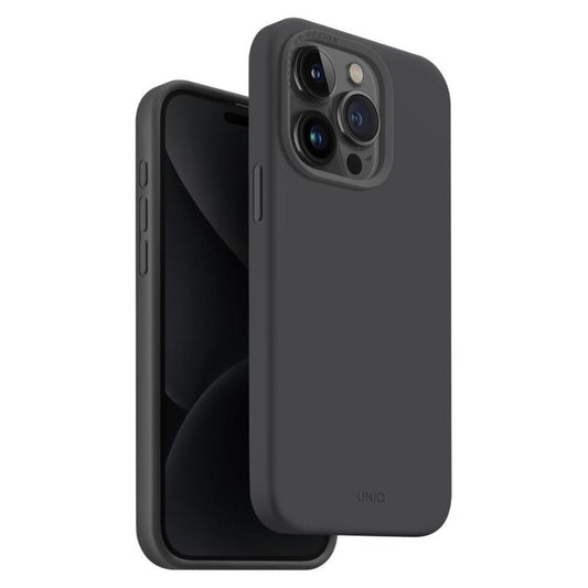 UNIQ Lino Hue MagSafe Case For iPhone 15 Pro Max - Grey