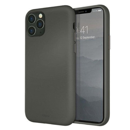 UNIQ Lino Hue Silicone Protective Case For iPhone 11 Pro - Grey
