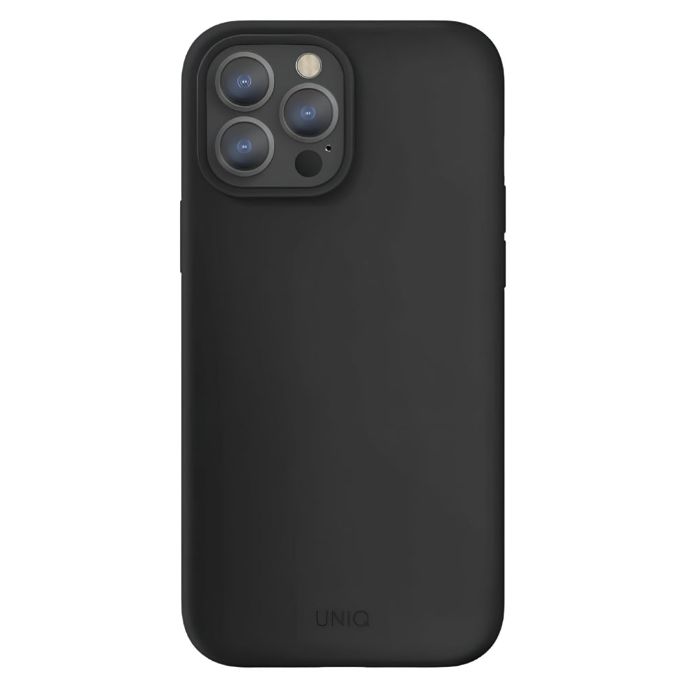 UNIQ Lino Silicone Liquid Case For iPhone 13 Pro - Black