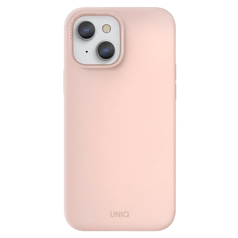 UNIQ Lino Silicone Liquid Case For iPhone 13 - Pink