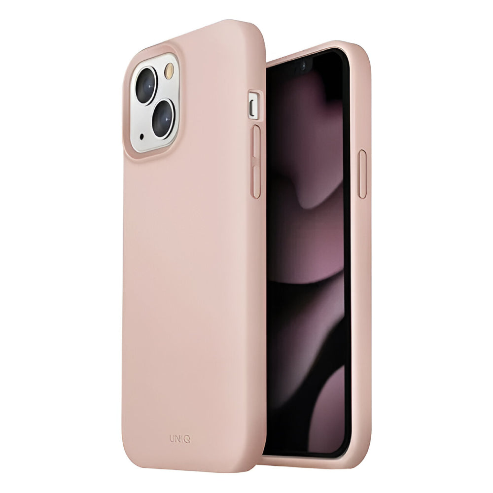 UNIQ Lino Silicone Liquid Case For iPhone 13 - Pink