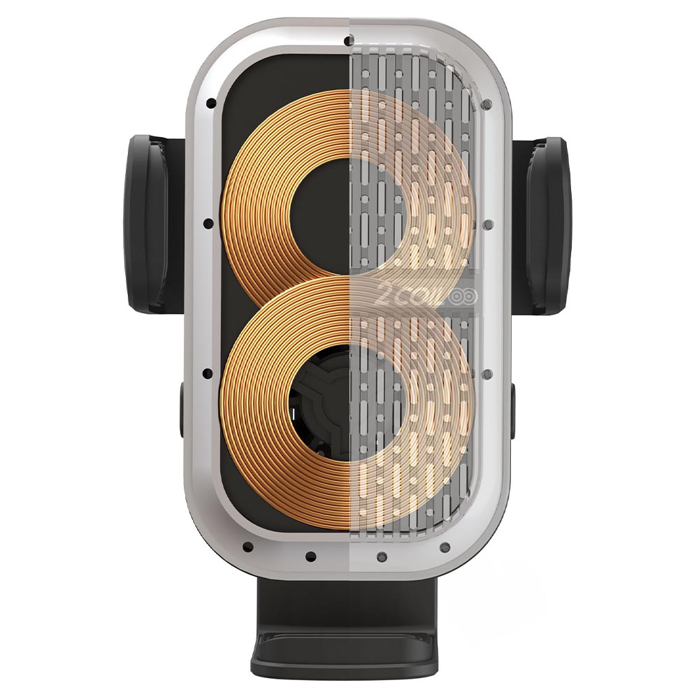 Urban Auto 15 Pro 48W Wireless Car Phone Holder Charger with Cooling Fan