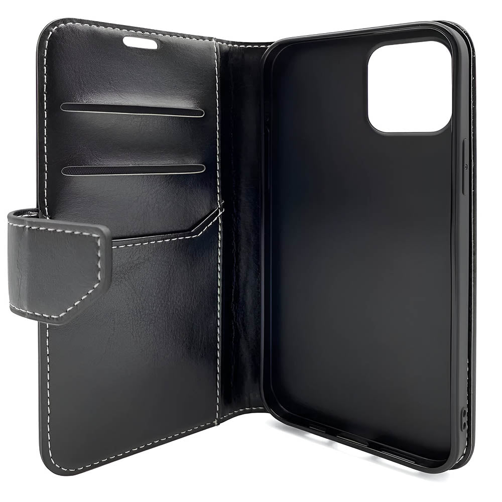 Urban Everyday Wallet Folio Case For iPhone 12 Pro Max - Black