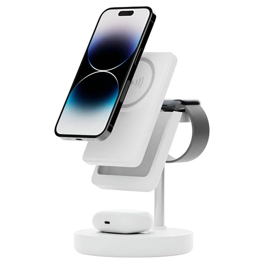 Urban 6-in-1 MagSafe M6 Wireless Charger Station – White