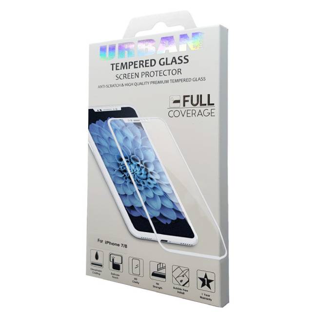 Urban Screen Protector For iPhone 7/8 - White