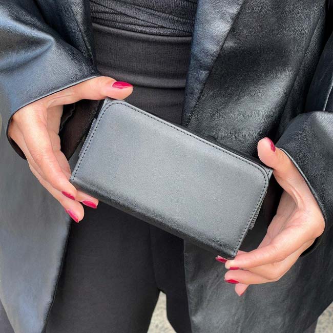 Urban Unisex Credit Card Holder Pouch - Black