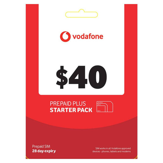 Vodafone $40 Prepaid Eco-SIM