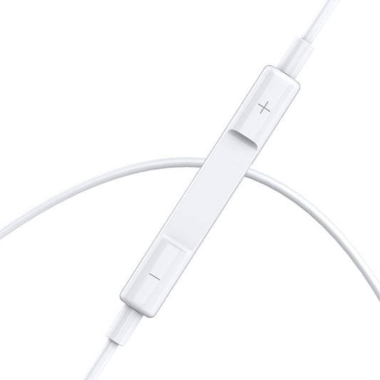 BWOO Lightning Hi-Fi Audio Stereo Wired Earphones (1.2M)(BO-HF179) – White