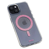 Bryten MagFX MagSafe Case For iPhone 15 - Pink Glitter