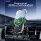 YESIDO 15W Qi WIRELESS HOLDER Wireless Charger Car Air Vent Clip-on Phone Holder (Black) (C318)
