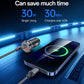 YESIDO SUPER FAST PD30W USB-A + USB-C Dual Port Fast Charge With 1M USB-Cto Lightning 27W Cable (Black) (Y73)