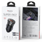 YESIDO SUPER FAST PD30W USB-A + USB-C Dual Port Fast Charge With 1M USB-Cto Lightning 27W Cable (Black) (Y73)