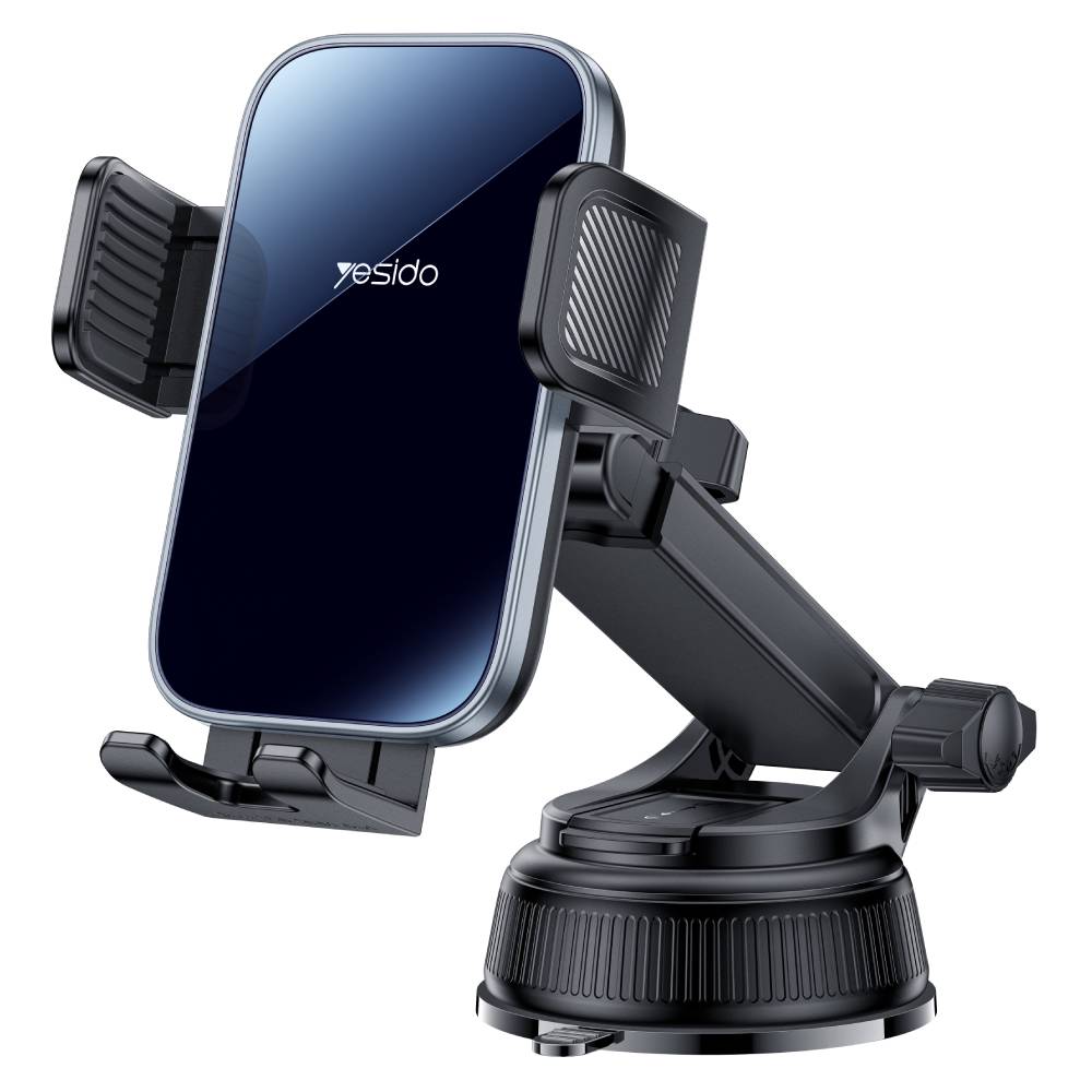 YESIDO GLASS HOLDER Sturdy And Stable Suitable For Dashboard And Windshield (Black) (C279)