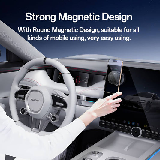YESIDO VACUUM MAGNET 360 Rotating Vacuum Cup Phone Holder (Black) (C227)