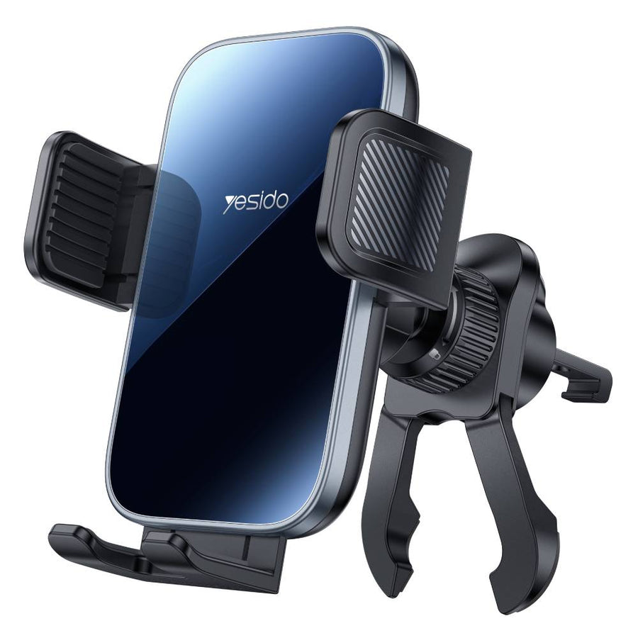 YESIDO CLASS HOLDER Air Vent Car Mount For 4.7-7.2 Inch Phones (Black) (C256)