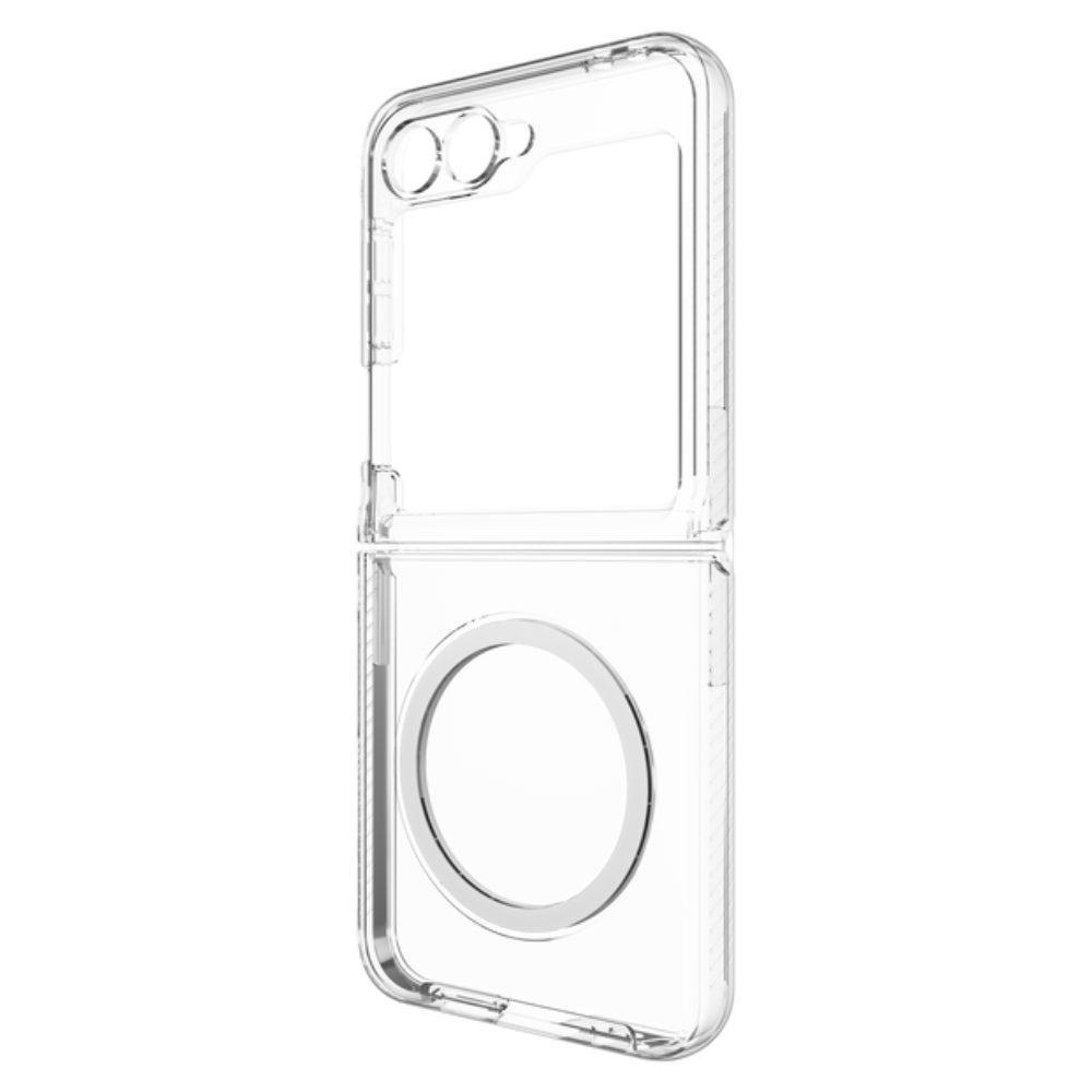 ZAGG Bridgetown Snap Magnetic Case For Galaxy Z Flip 6 - Clear