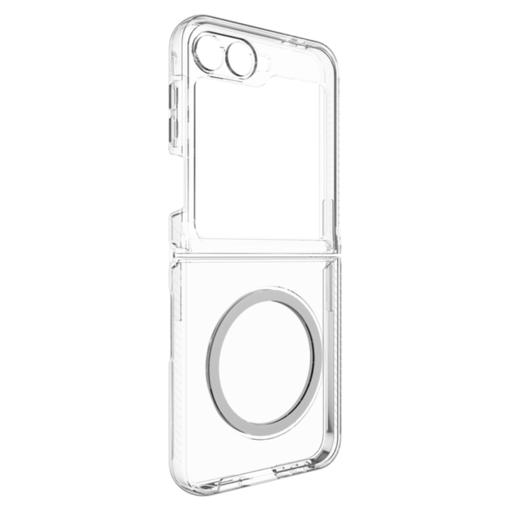 ZAGG Bridgetown Snap Magnetic Case For Galaxy Z Flip 6 - Clear