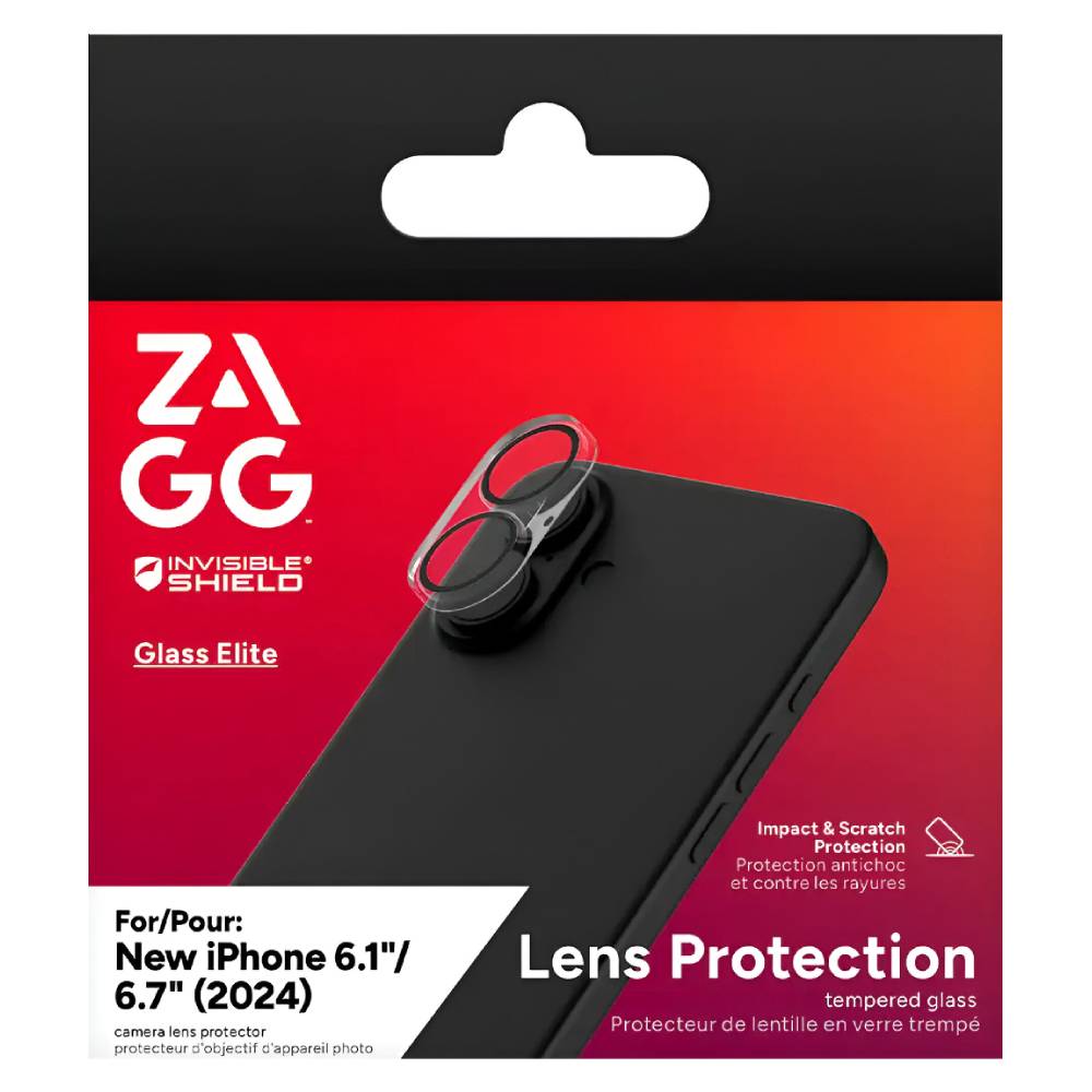 ZAGG Glass Elite Anti-Reflective Camera Lens Protector For iPhone 16/ 16 Plus