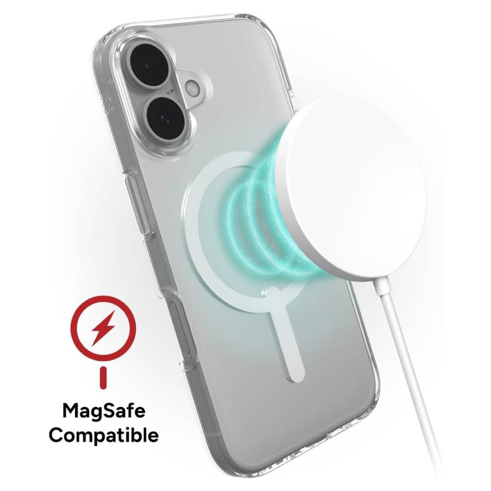 ZAGG Crystal Palace Lite Snap MagSafe Case For iPhone 16 - Clear