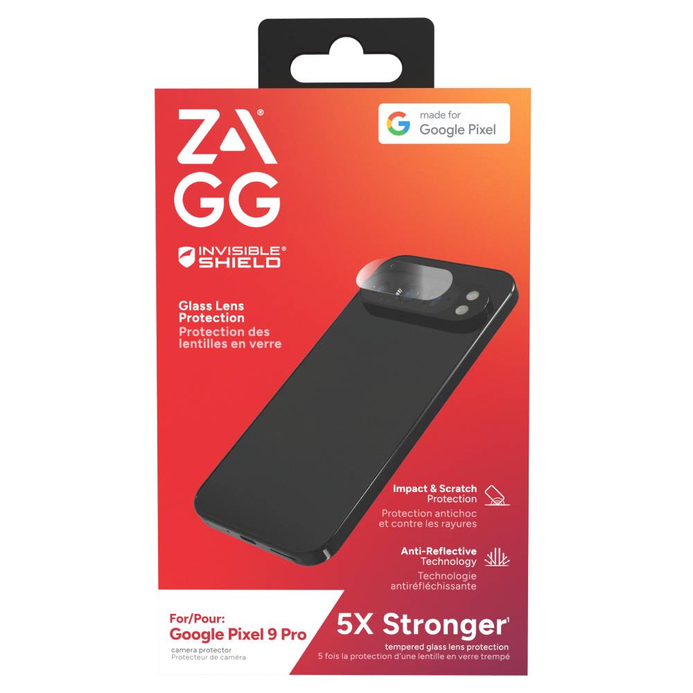 ZAGG Glass Elite Anti-Reflective Camera Lens Protector For Google Pixel 9 Pro