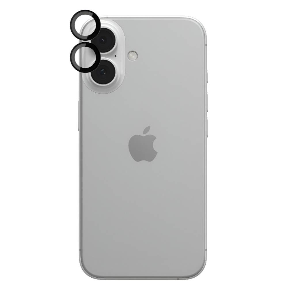 ZAGG Glass Elite Premium Camera Lens Protector For iPhone 16/ 16 Plus - Black