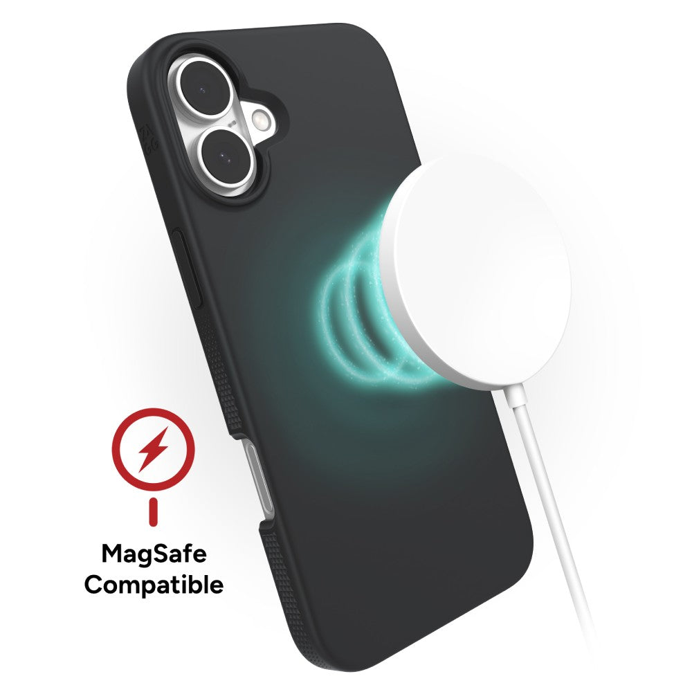 ZAGG Manhattan Snap MagSafe Case For iPhone 16 - Black