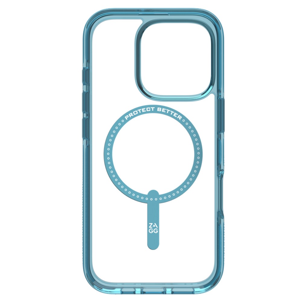 ZAGG Santa Cruz Snap MagSafe Case For iPhone 16 Pro - Retro Blue