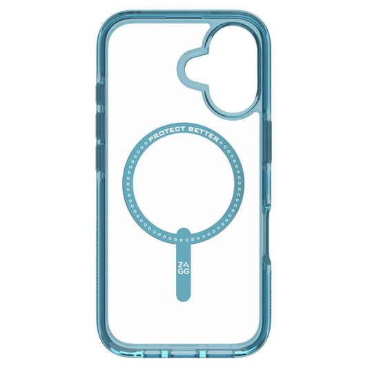 ZAGG Santa Cruz Snap MagSafe Case For iPhone 16 - Retro Blue