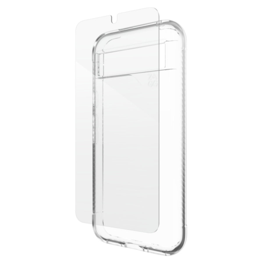 ZAGG Crystal Palace & Glass Elite Bundle For Google Pixel 8a - Clear
