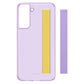 Samsung Silicone Slim Strap Cover Case For Galaxy S21 FE - Lavender image 3