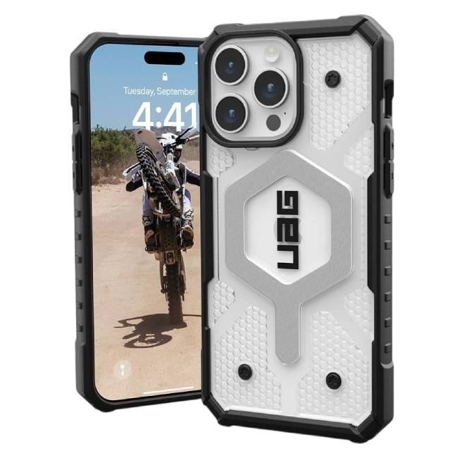 UAG Pathfinder MagSafe Case For iPhone 16 Pro - Ice image 0