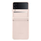 Samsung Flap Leather Cover For Galaxy Z Flip4 - Peach image 1