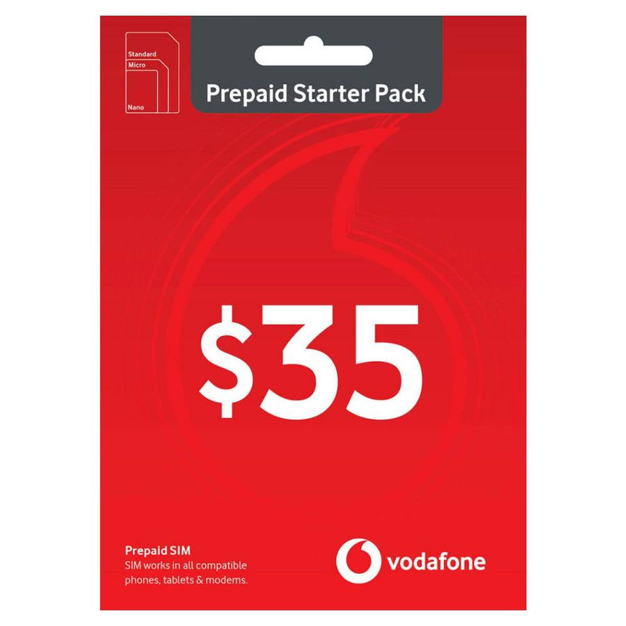 Vodafone $35 Prepaid Starter Pack Simcard