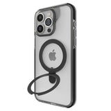 ZAGG Santa Cruz Snap Ring Stand MagSafe Case For iPhone 15 Pro Max - Black image 0