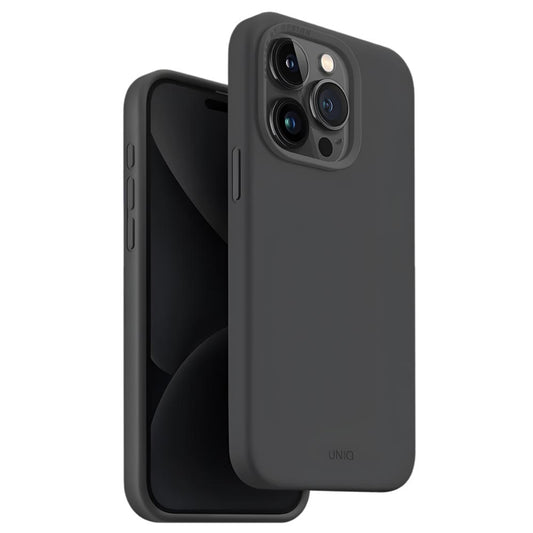UNIQ Lino Hue MagSafe Case (Suits iPhone 15 Pro) - Grey image 0