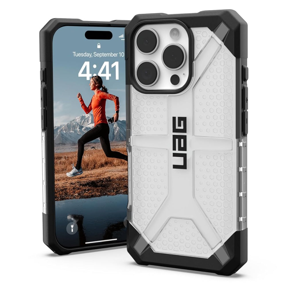 UAG Plasma Case For iPhone 16 Pro - Clear/Black image 0