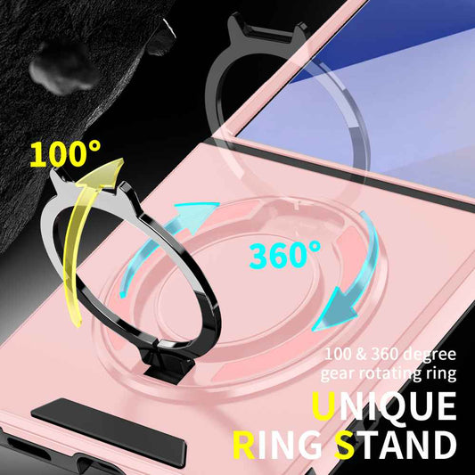 Soka Smooth Armor with Stand Case (Suits Galaxy Z Flip 7) - Pink image 2