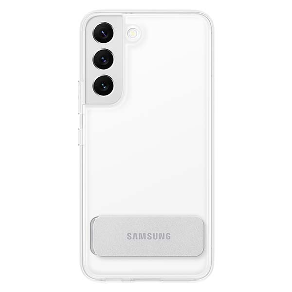 Samsung Standing Cover For Galaxy S22 - Clear image 0