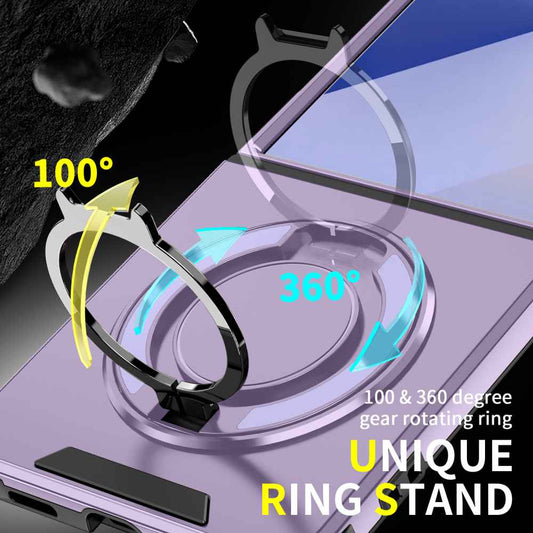 Soka Smooth Armor with Stand Case (Suits Galaxy Z Flip 7) - Purple image 2