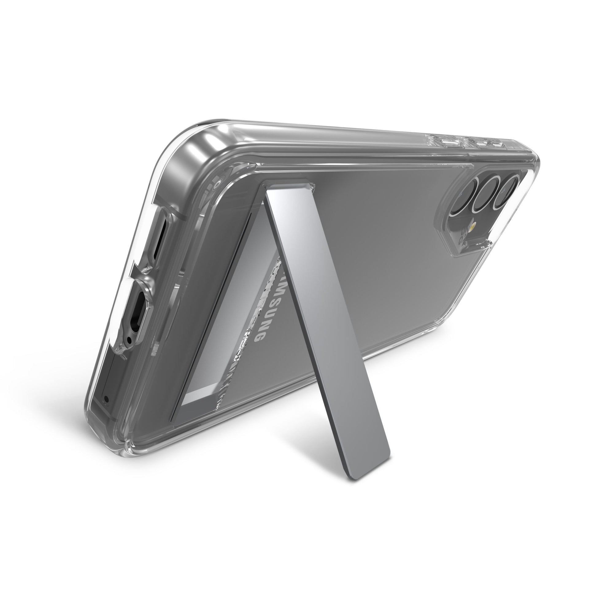 ZAGG Crystal Palace Kickstand Case For Galaxy S24 - Clear image 1