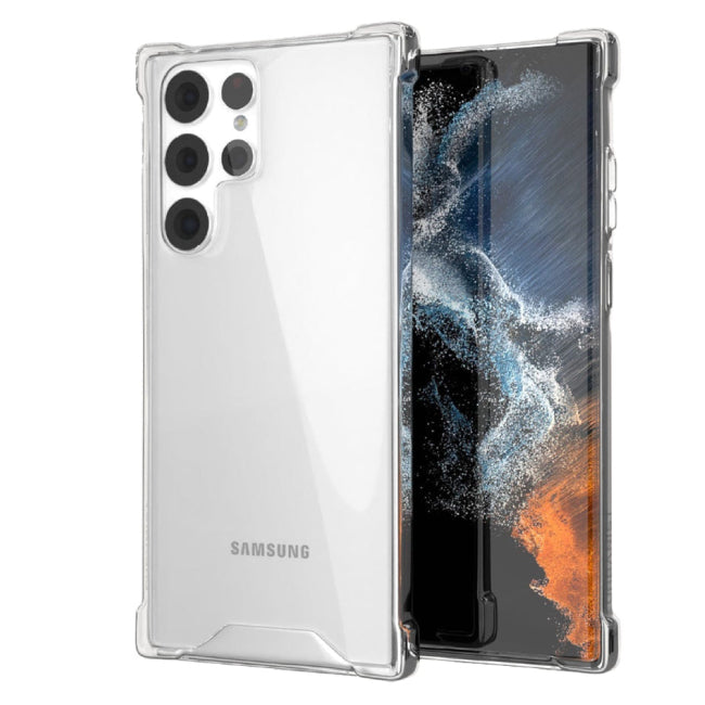 Urban Silicone Protective Case For Galaxy S22 Ultra - Clear