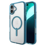 ZAGG Santa Cruz Snap MagSafe Case For iPhone 16 - Retro Blue image 0