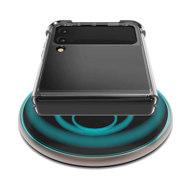 Urban Bumper Cover Phone Case For Galaxy Flip 4 - Clear image 1