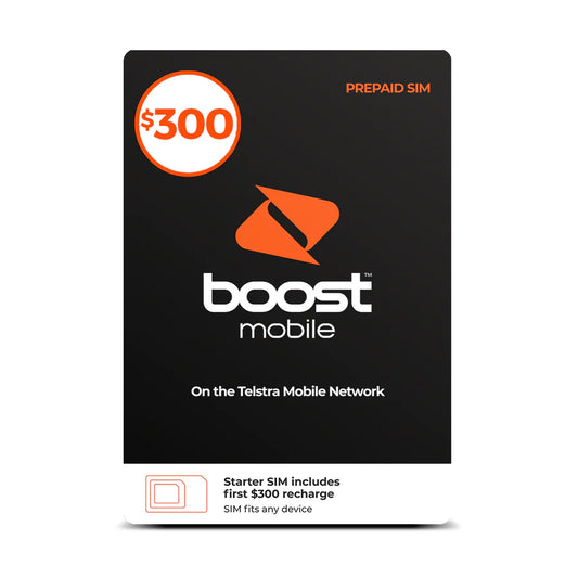 Boost Mobile $300 Prepaid Sim Card (With Free Kids Heaphones)