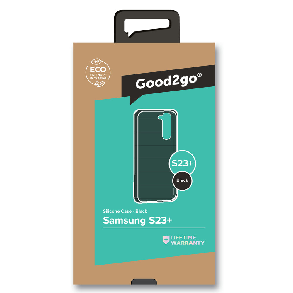 Good 2 Go Silicone Liquid Case For Galaxy S23 Plus - Black